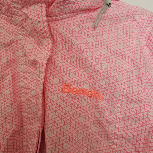 Bench Pink Raincoat with Hooded Design and Zipper Closure - Picture 2 of 7